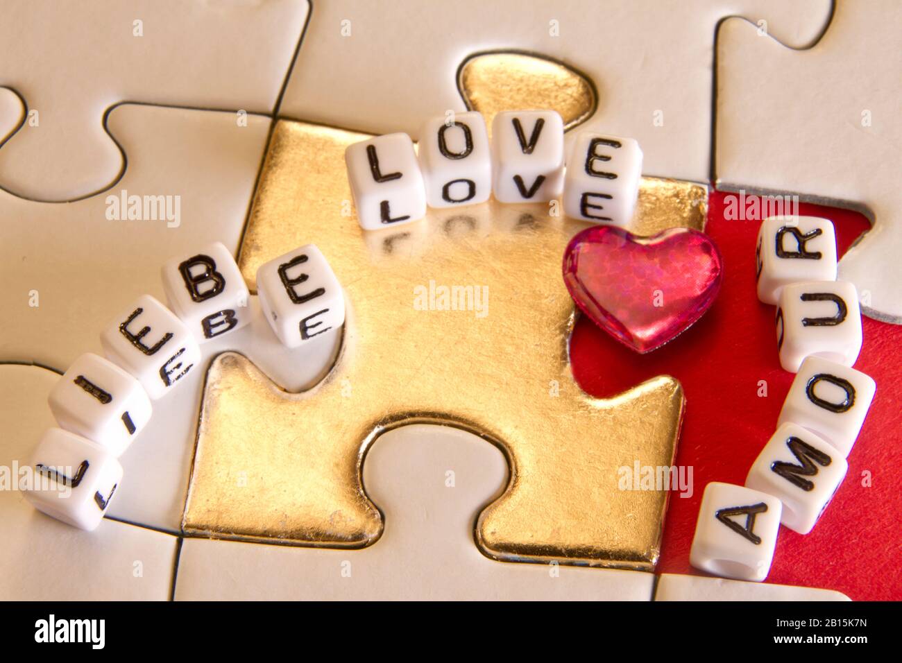 Echte Liebe, Love, Amour Stock Photo