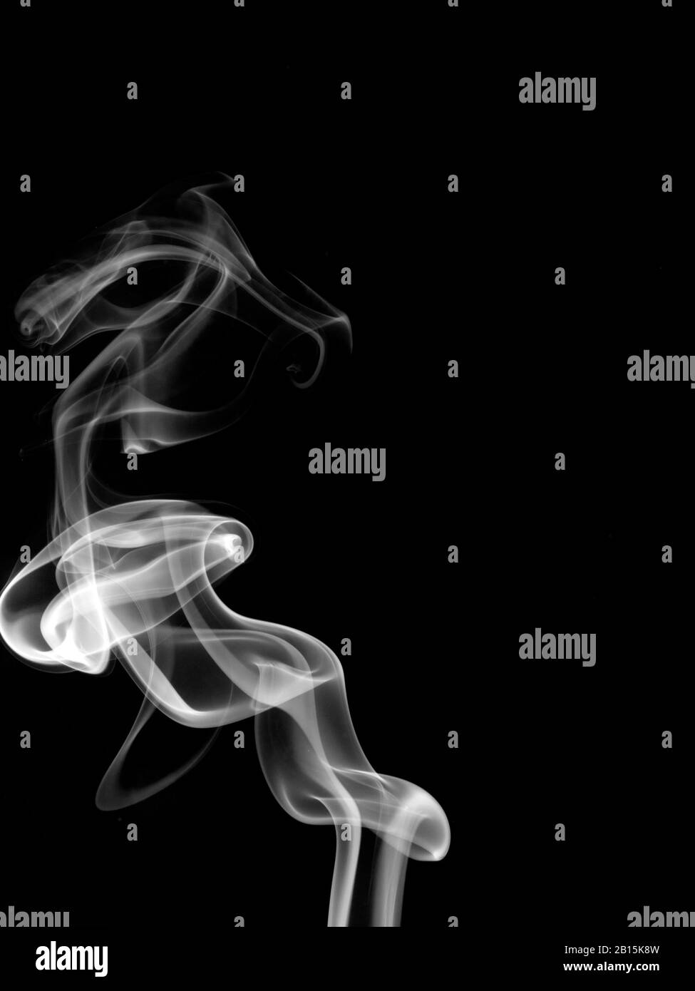 abstract photo of white smoke on black background Stock Photo - Alamy