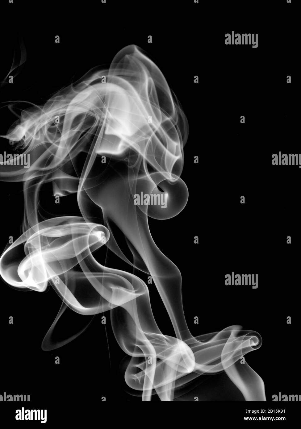 abstract photo of white smoke on black background Stock Photo - Alamy