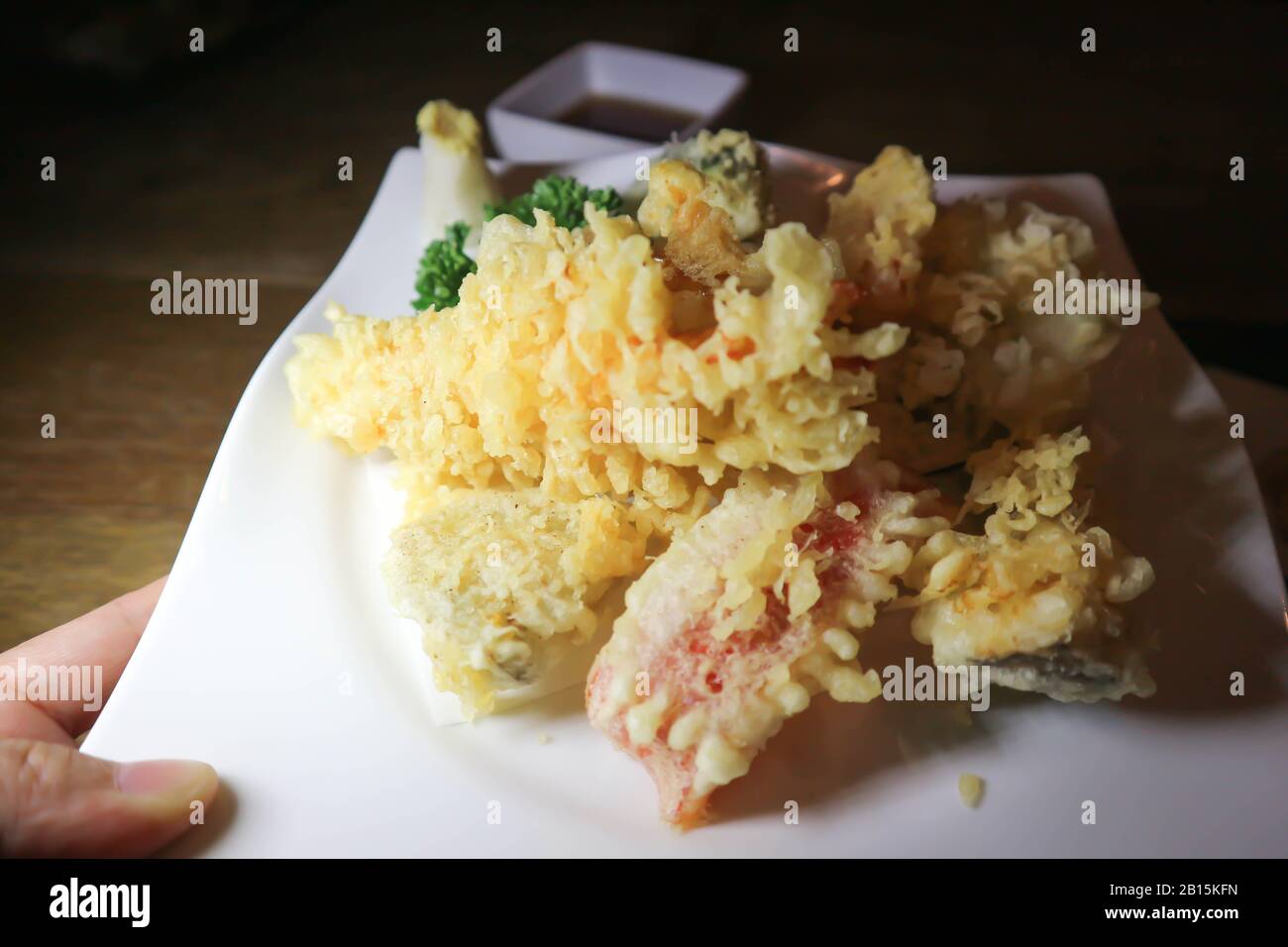 tempura, fried vegetable or vegetable tempura in Japanese food Stock Photo Alamy