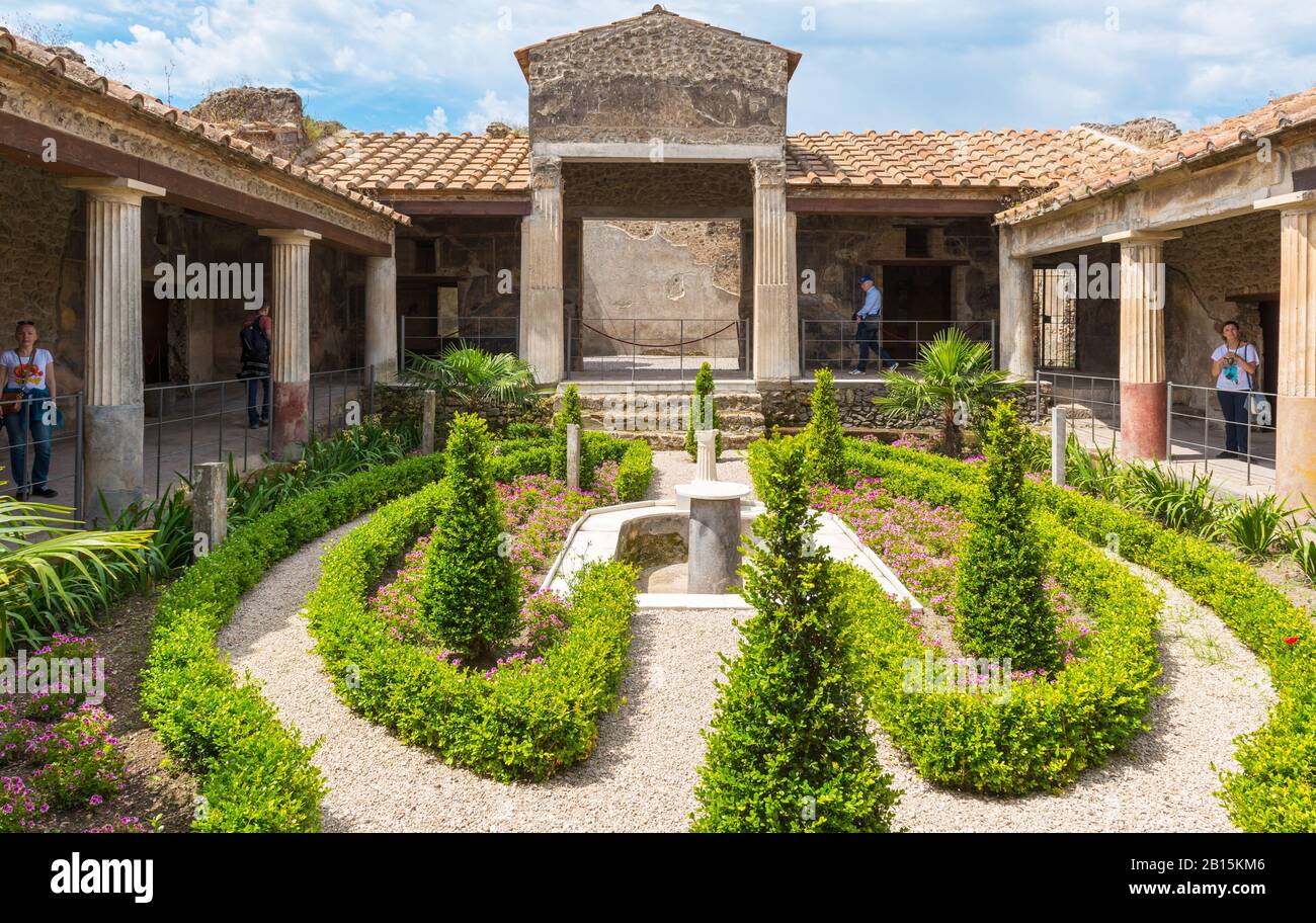POMPEII ITALY MAY 13 A Beautiful Ancient House Pompeii Is An Ancient Roman City Died From POMPEII ITALY MAY 13 A Beautiful Ancient House Pompeii Is An Ancient Roman City Died From