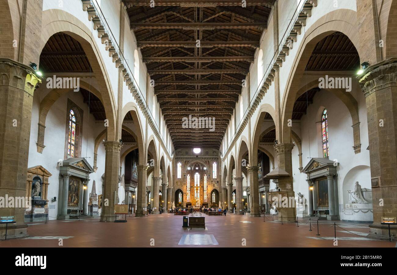 Florence cathedral interior hi-res stock photography and images - Alamy