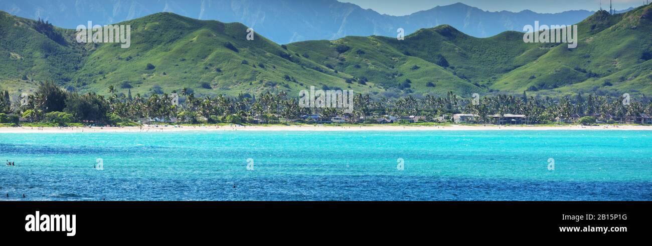 Beautiful landscapes in Oahu island, Hawaii Stock Photo - Alamy
