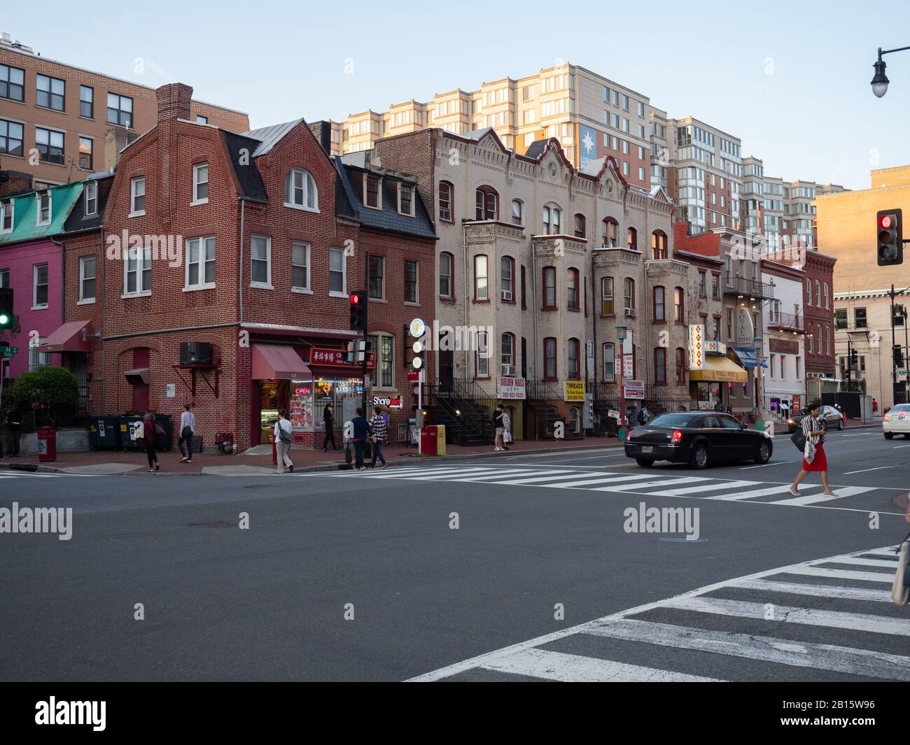 Washington DC Chinatown. Stock Photo