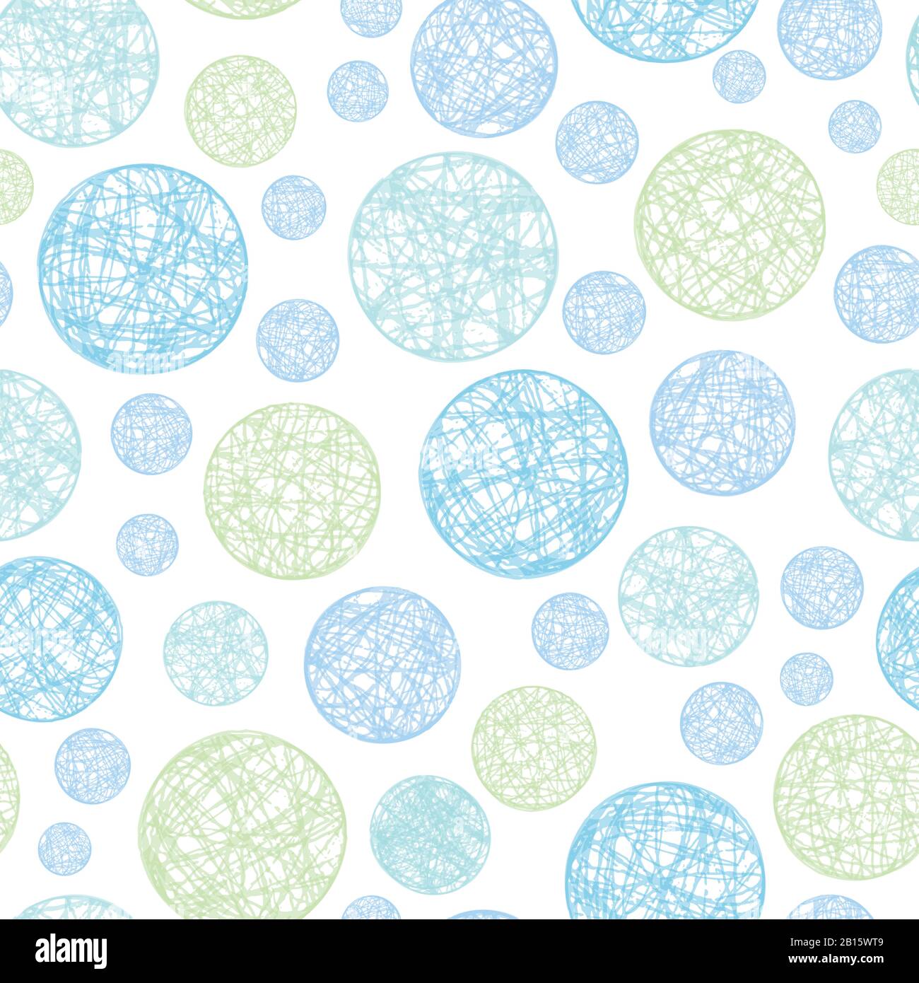 Vector abstract geometric textured floating circle pattern with
