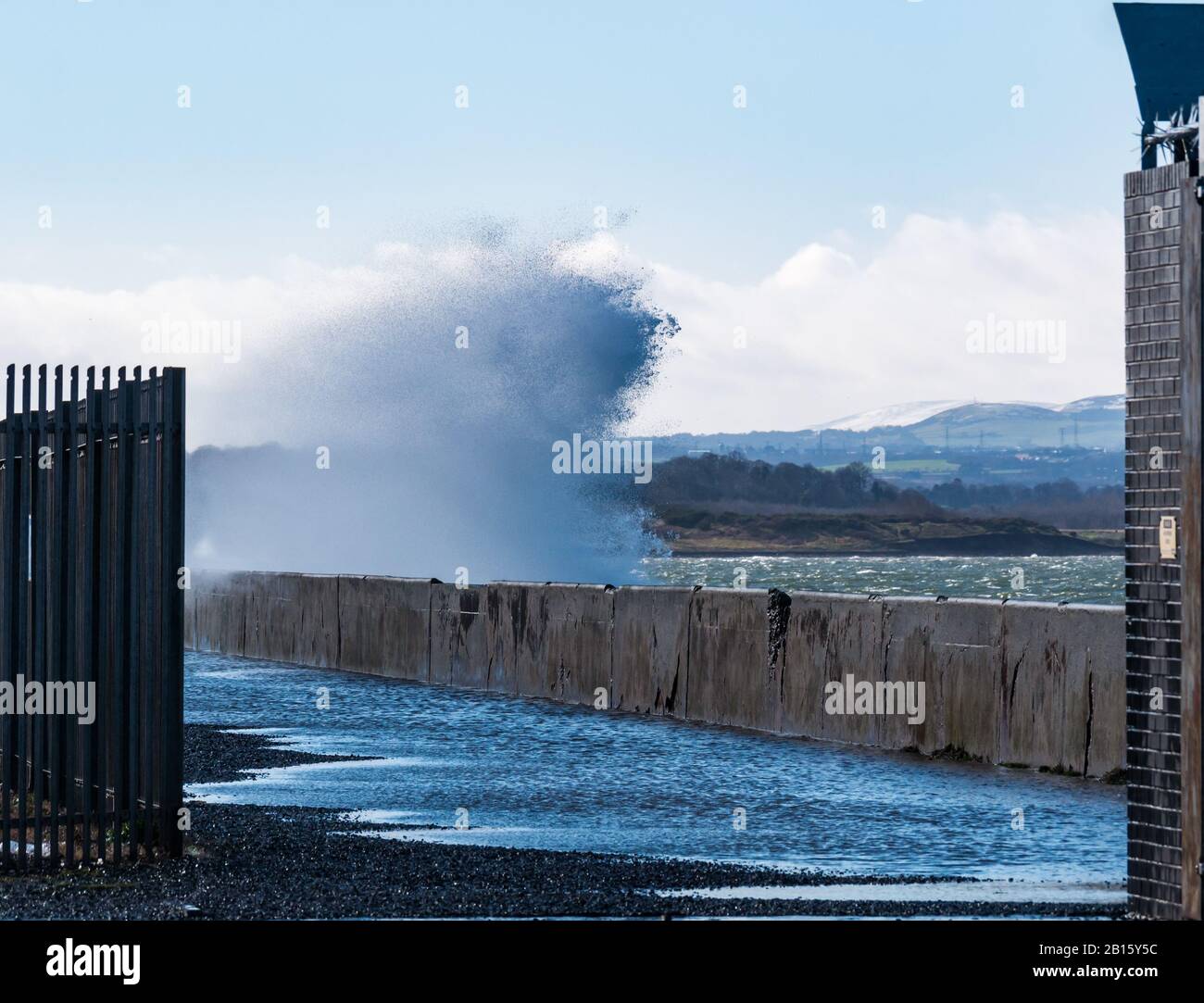 Firth of Forth, East Lothian, Scotland, United Kingdom, 23rd February 2020. UK Weather Very