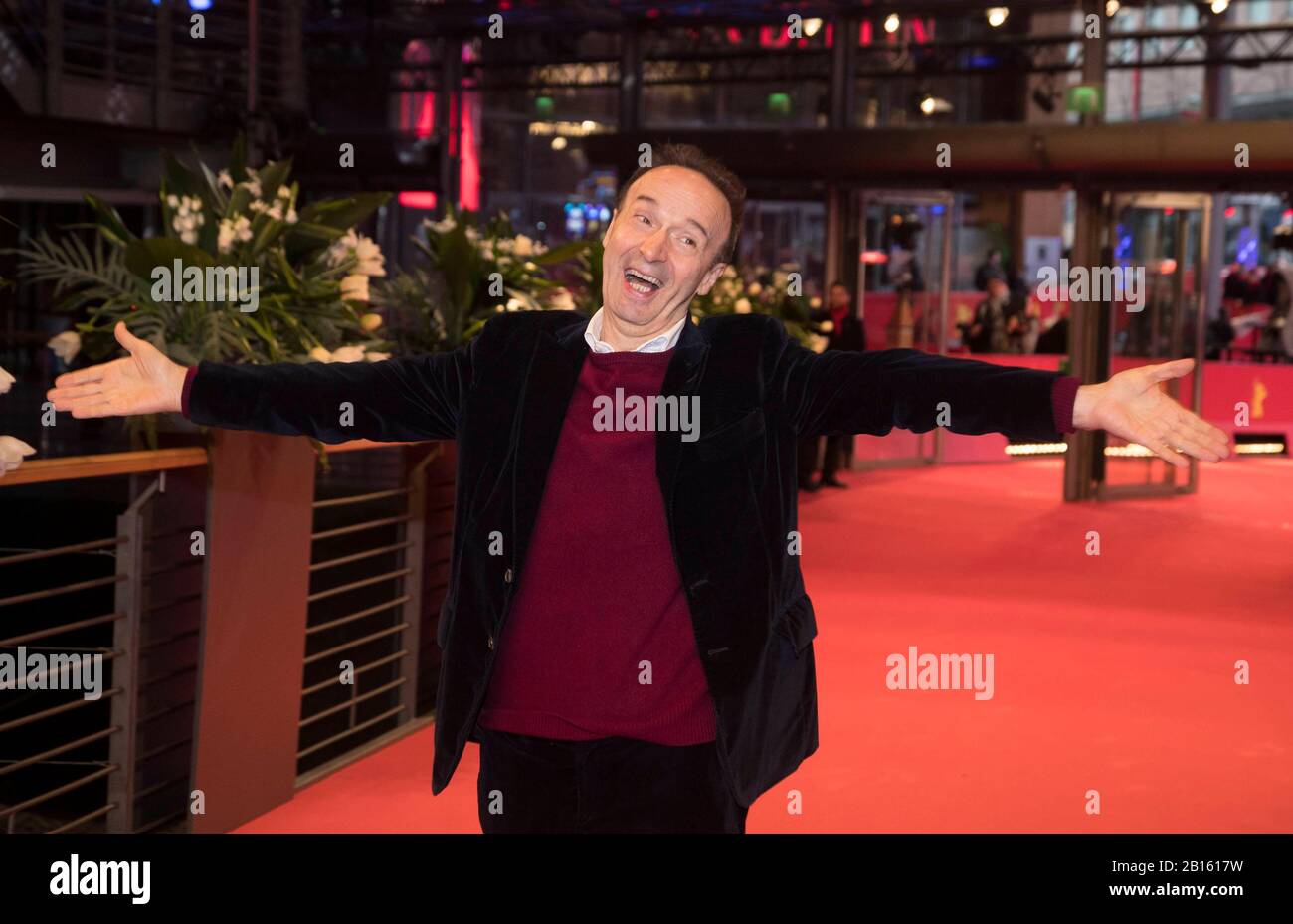 Roberto Benigni attends the premiere of ‘Pinocchio’ during the 70th