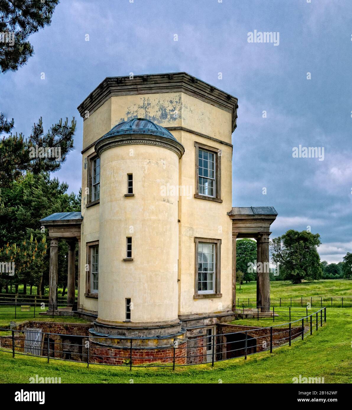 Outer building at Shugborough Hall historic Stately Home near Stafford, England Stock Photo