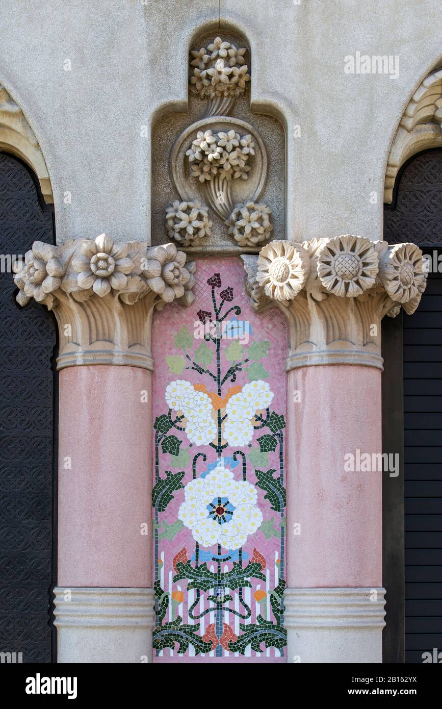Casa Lleo Morera, Passeig de Gracia, Barcelona, Catalonia, Spain Stock Photo