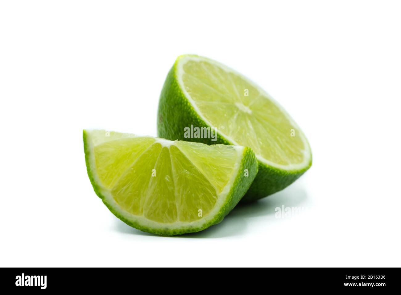 lime isolated on white background Stock Photo