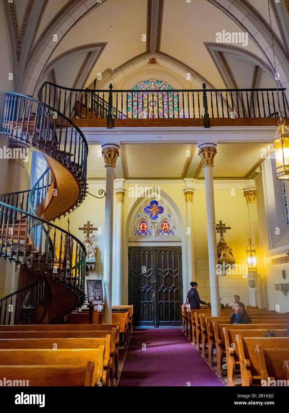 Loretto Chapel Spiral Staircase High Resolution Stock Photography and ...