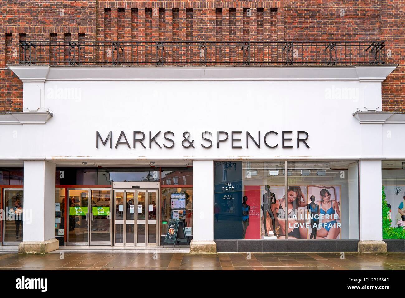 Branch of Marks and Spencer store Stock Photo