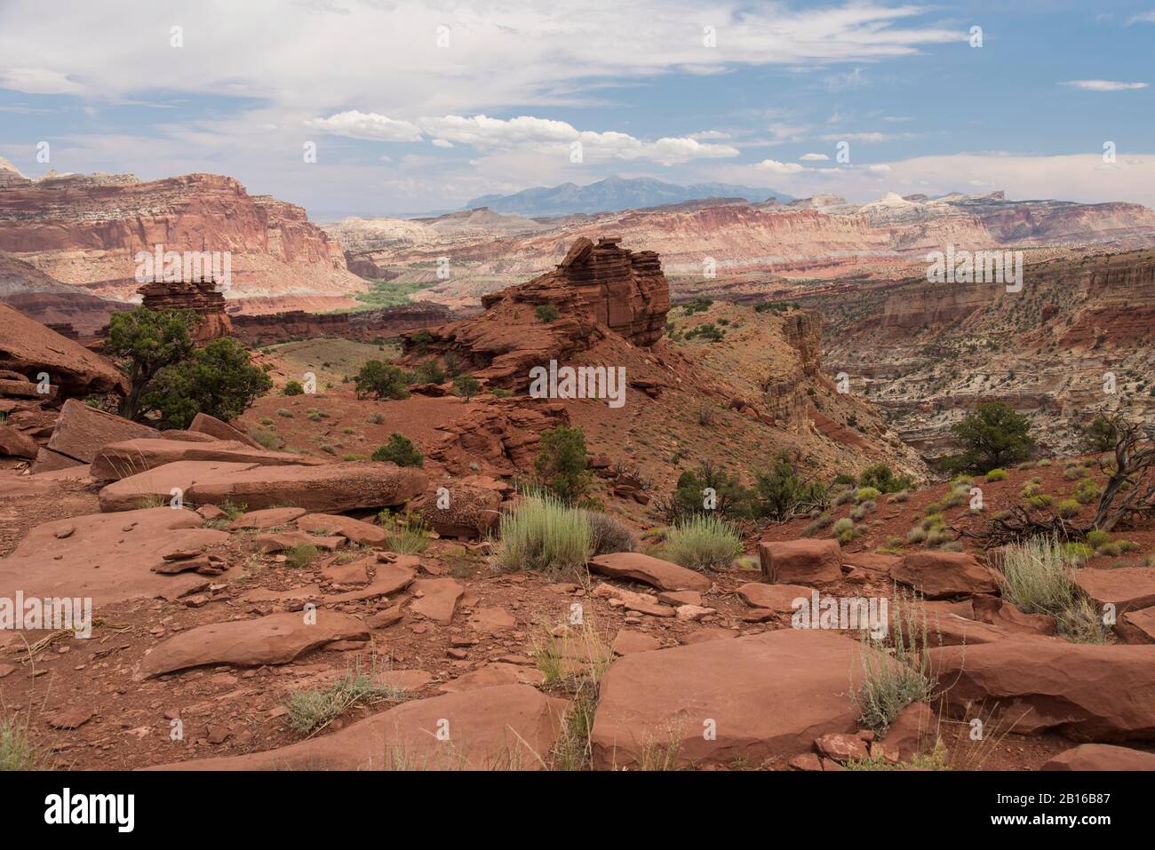 Capitol reef national park sunset trail hi-res stock photography and ...