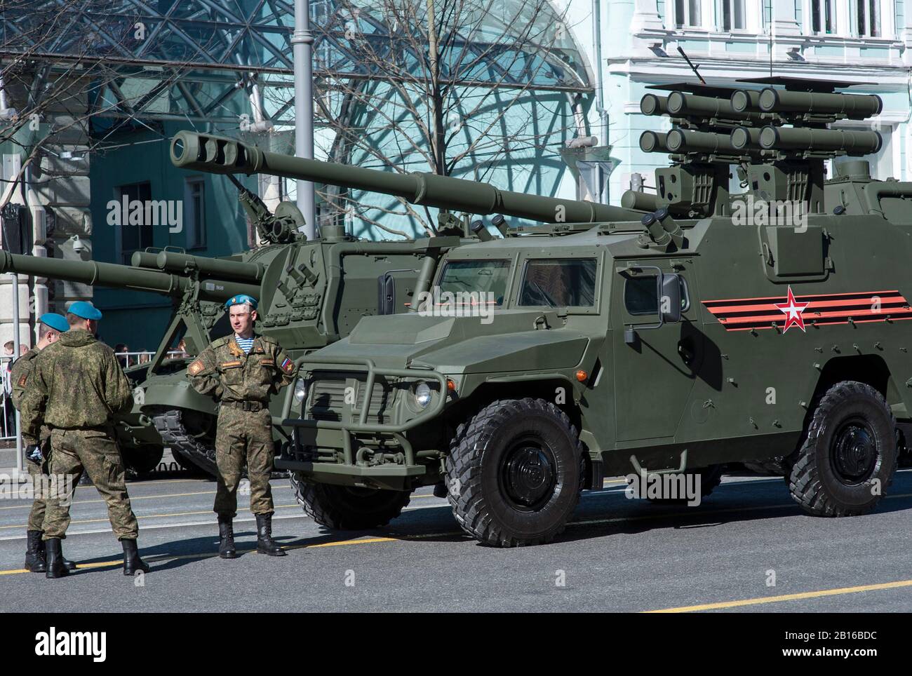 MOSCOW, RUSSIA MAY 07, 2017 Russian antitank guided missile (CTR