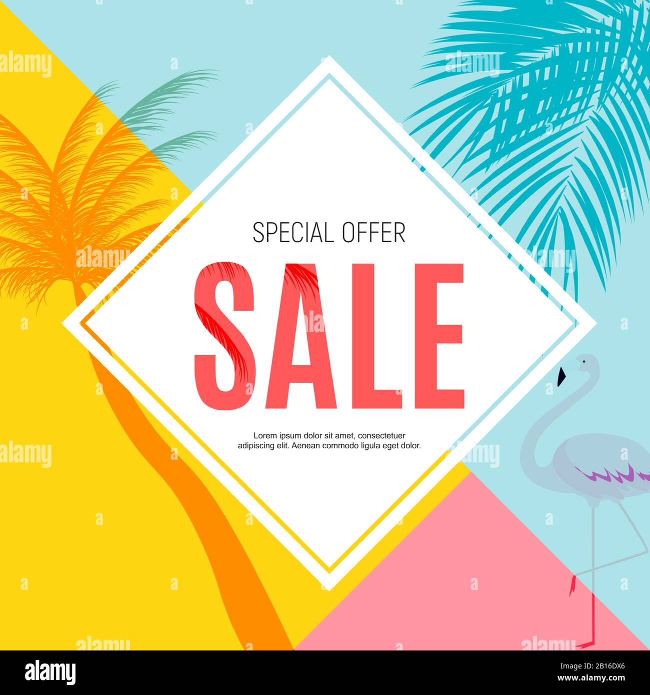 Summer Sale concept Background. Vector Illustration EPS10 Stock Vector ...