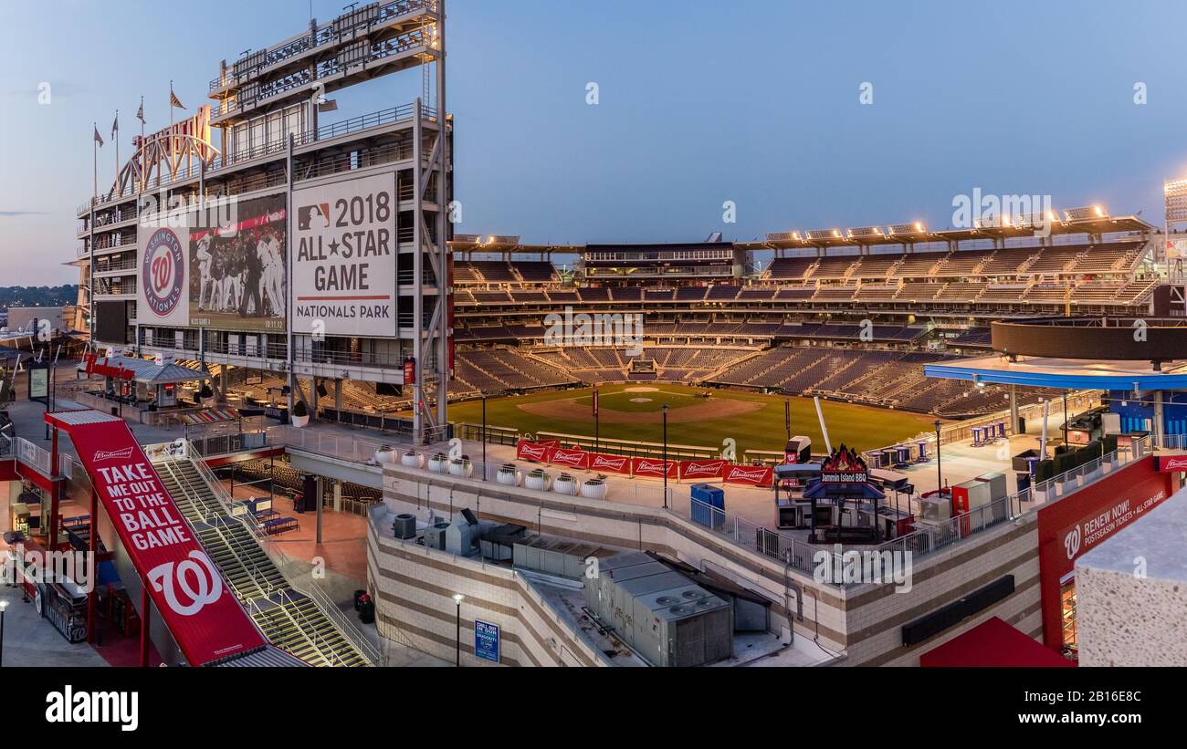 Washington, DC - A sparse crowd for a Washington Nationals baseball game at  Nationals Stadium Stock Photo - Alamy