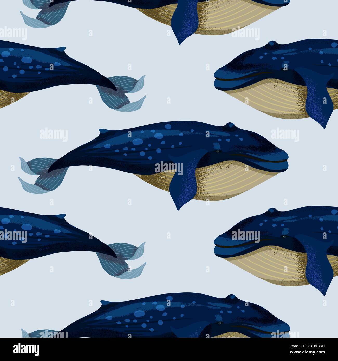 Whales vector silhouette set hi-res stock photography and images - Alamy