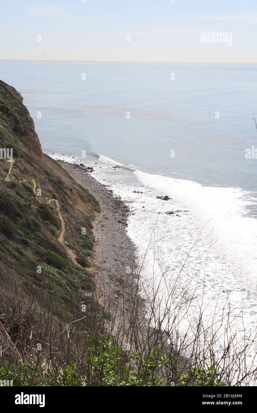 Palos Verdes San Pedro California Pacific Coast United States Stock Photo