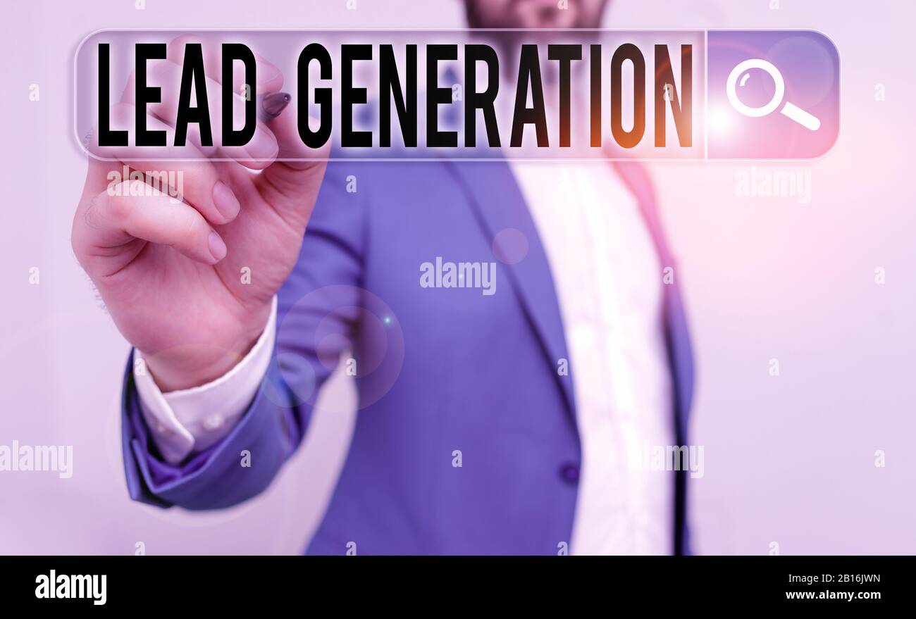 Handwriting text writing Lead Generation. Conceptual photo process of ...