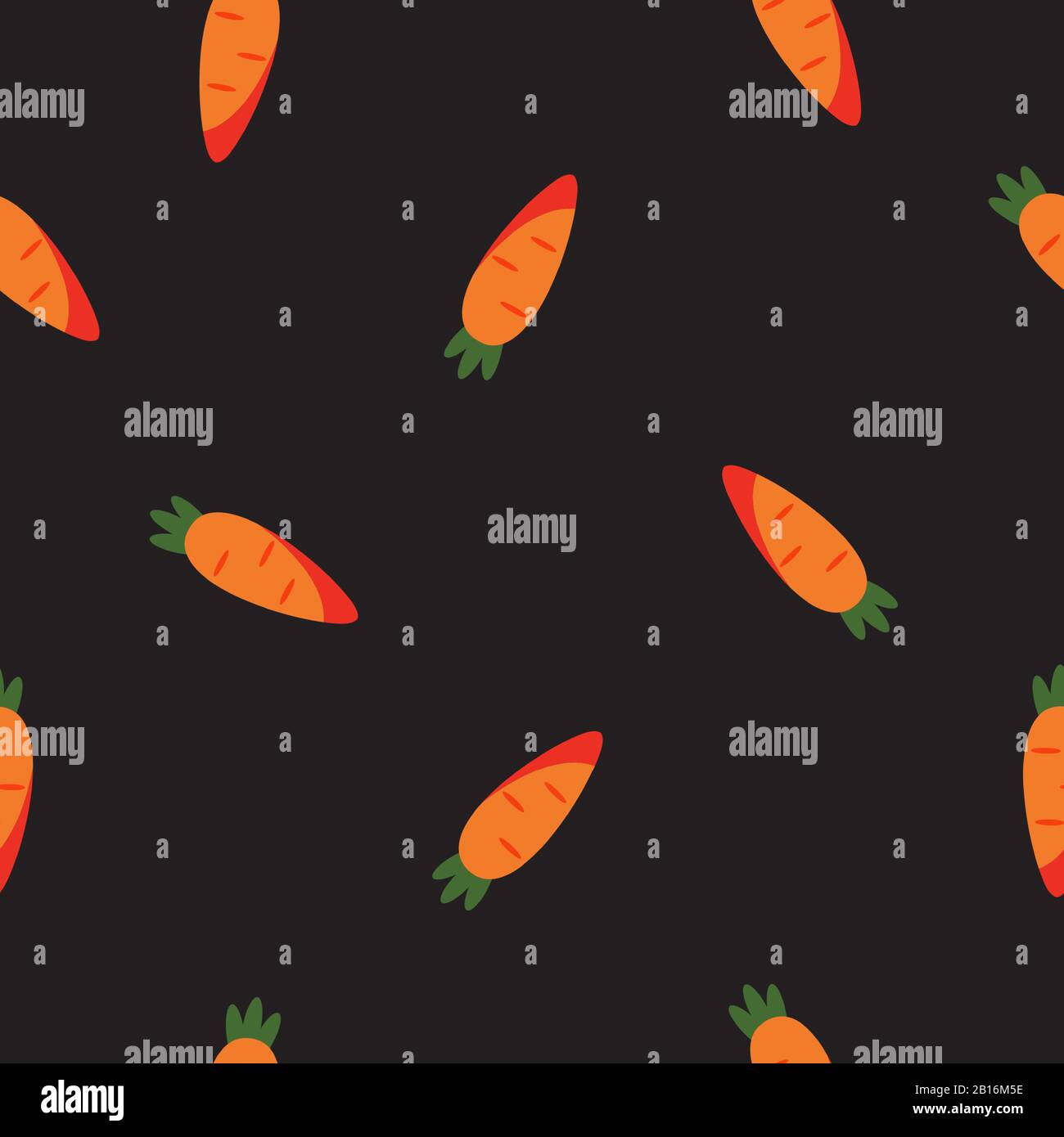 Abstract Carrot Seamless Pattern Background. Vector Illustration EPS10 Stock Vector