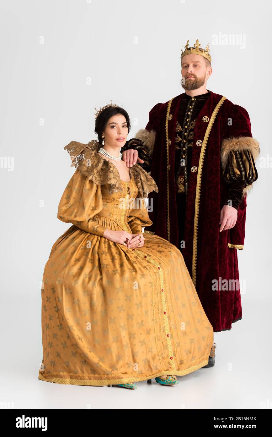 Two golden royal crowns hi-res stock photography and images - Alamy