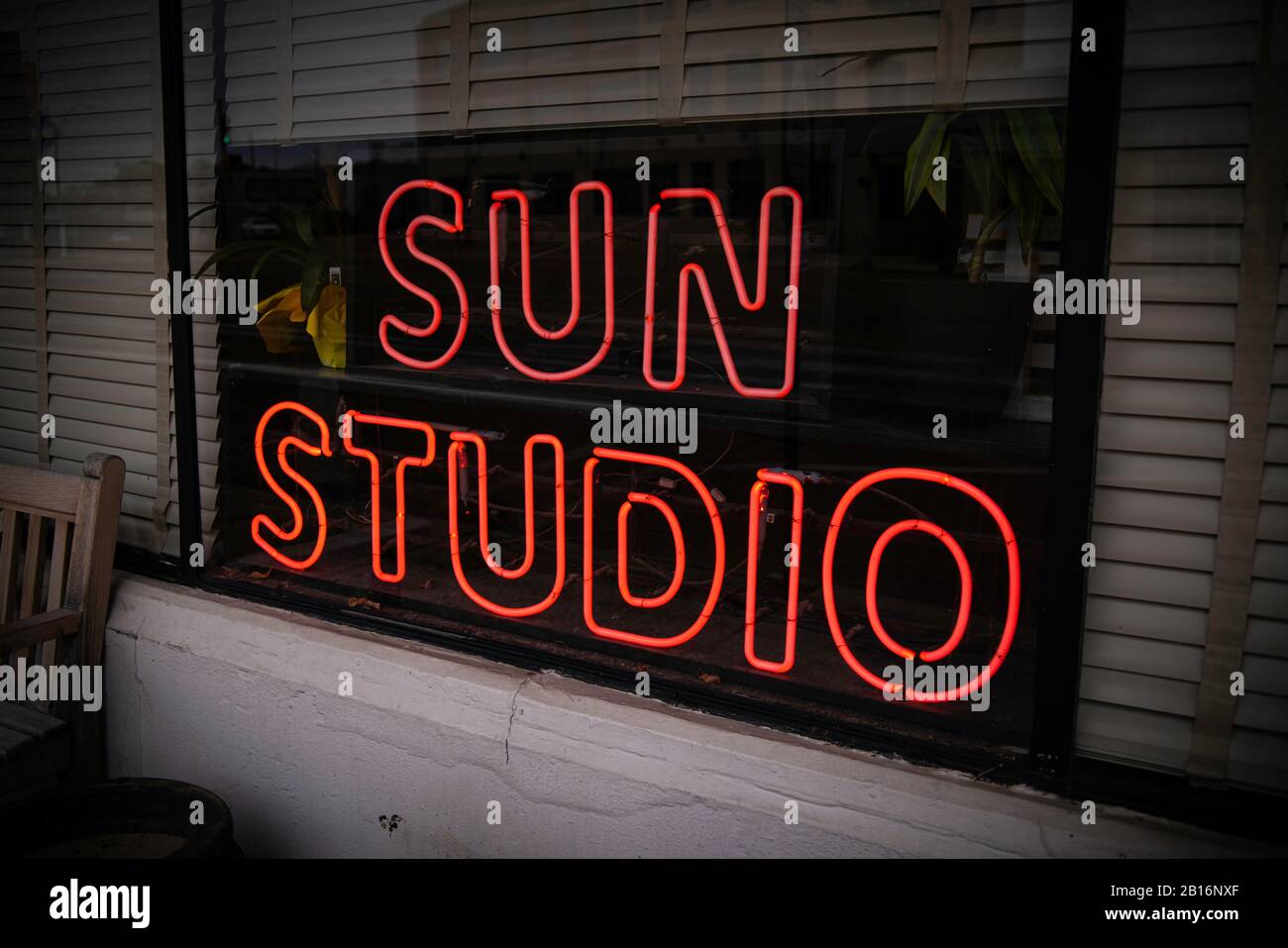 Memphis, Tennessee - January 27, 2020: Historic Sun Studio, the 'birthplace of Rock 'n' Roll' Stock Photo