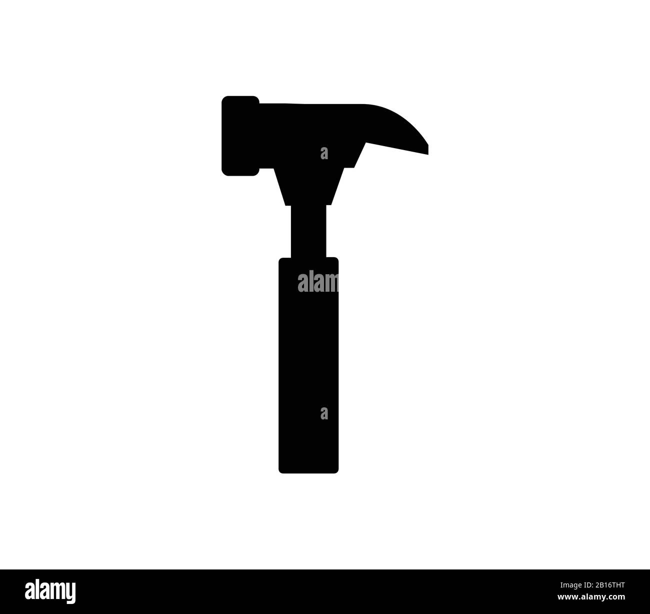 hammer icon illustrated in vector on white background Stock Vector ...