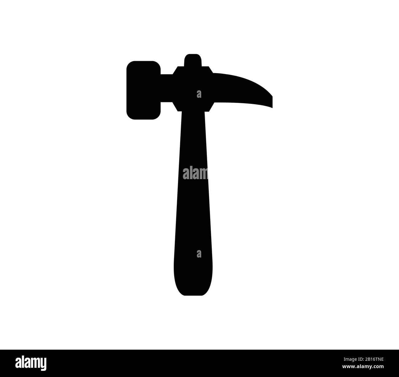 hammer icon illustrated in vector on white background Stock Vector ...