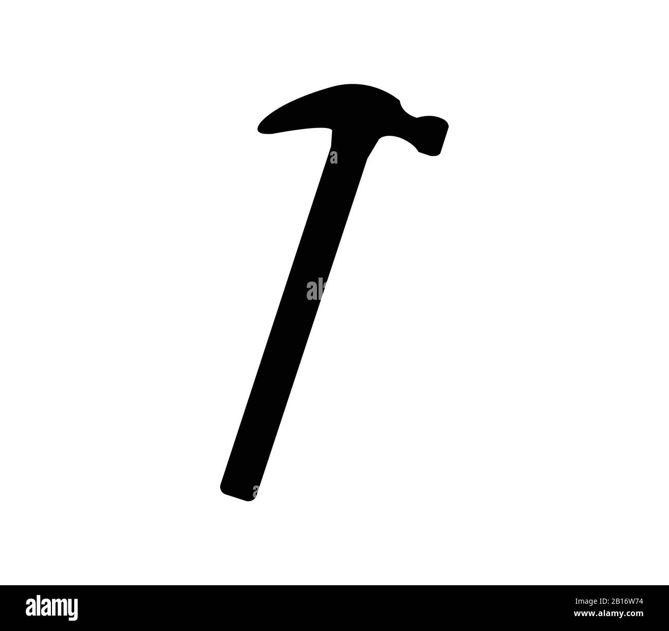 hammer icon illustrated in vector on white background Stock Vector ...