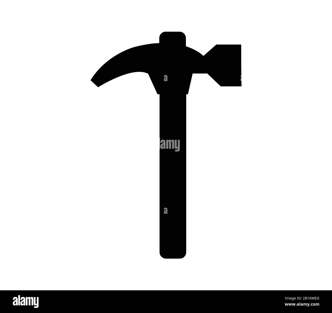 hammer icon illustrated in vector on white background Stock Vector ...