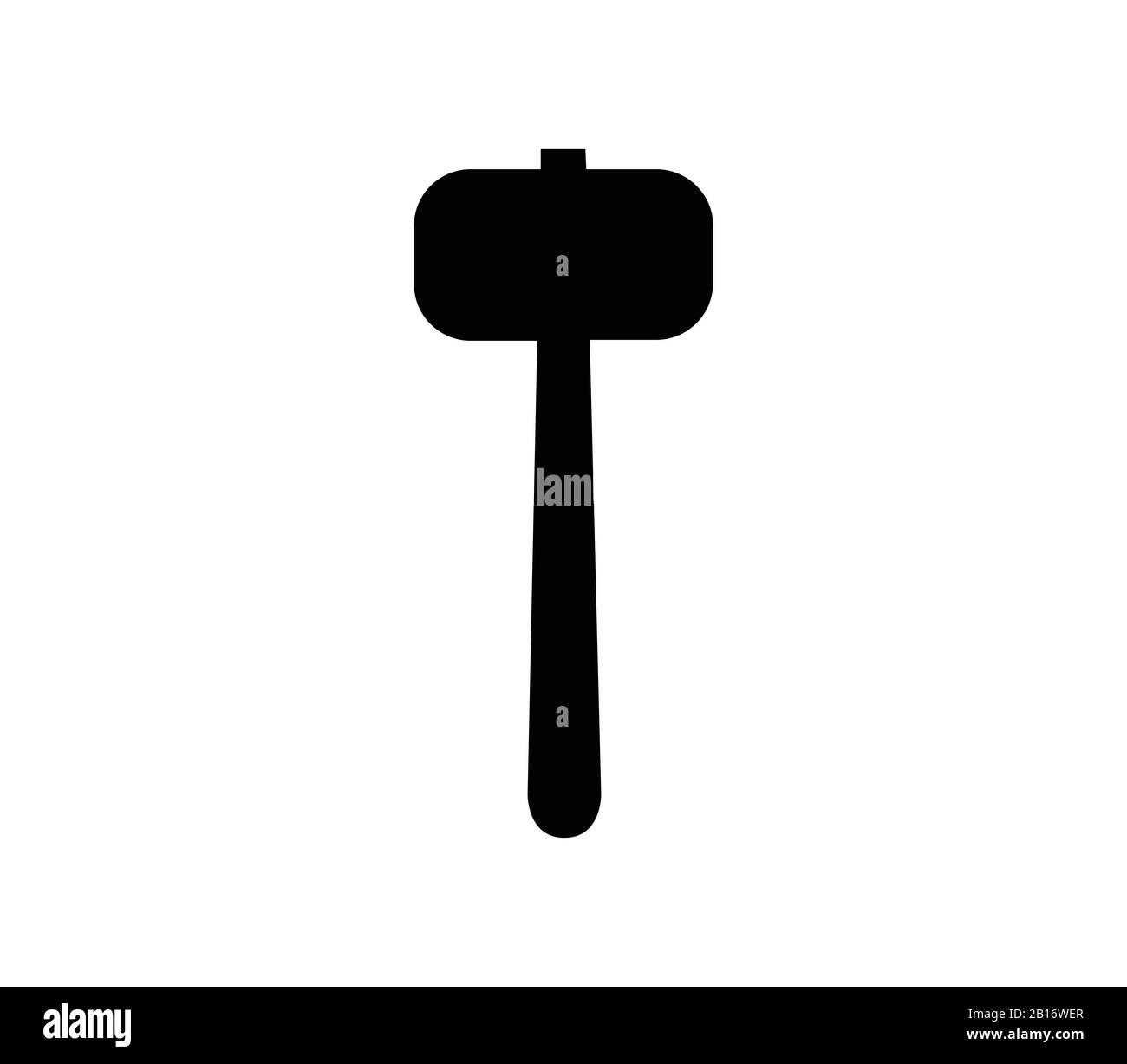 hammer icon illustrated in vector on white background Stock Vector ...