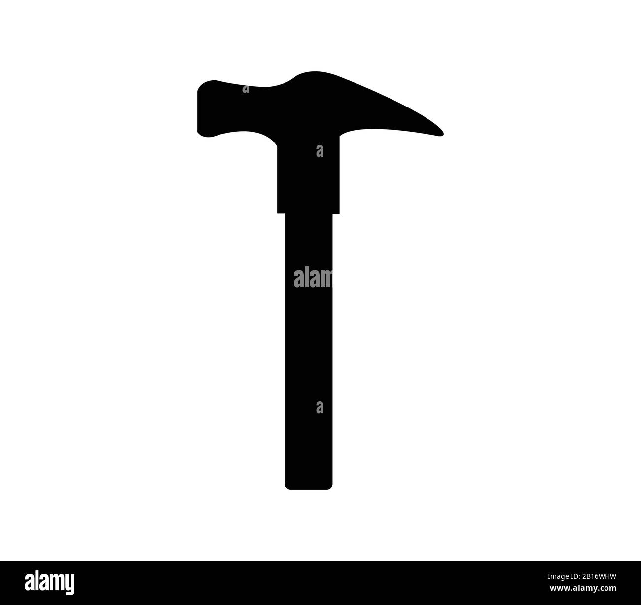 hammer icon illustrated in vector on white background Stock Vector ...