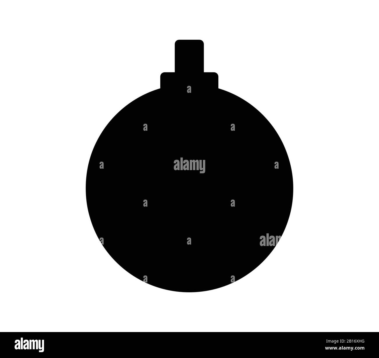 christmas ball icon illustrated in vector on white background Stock ...
