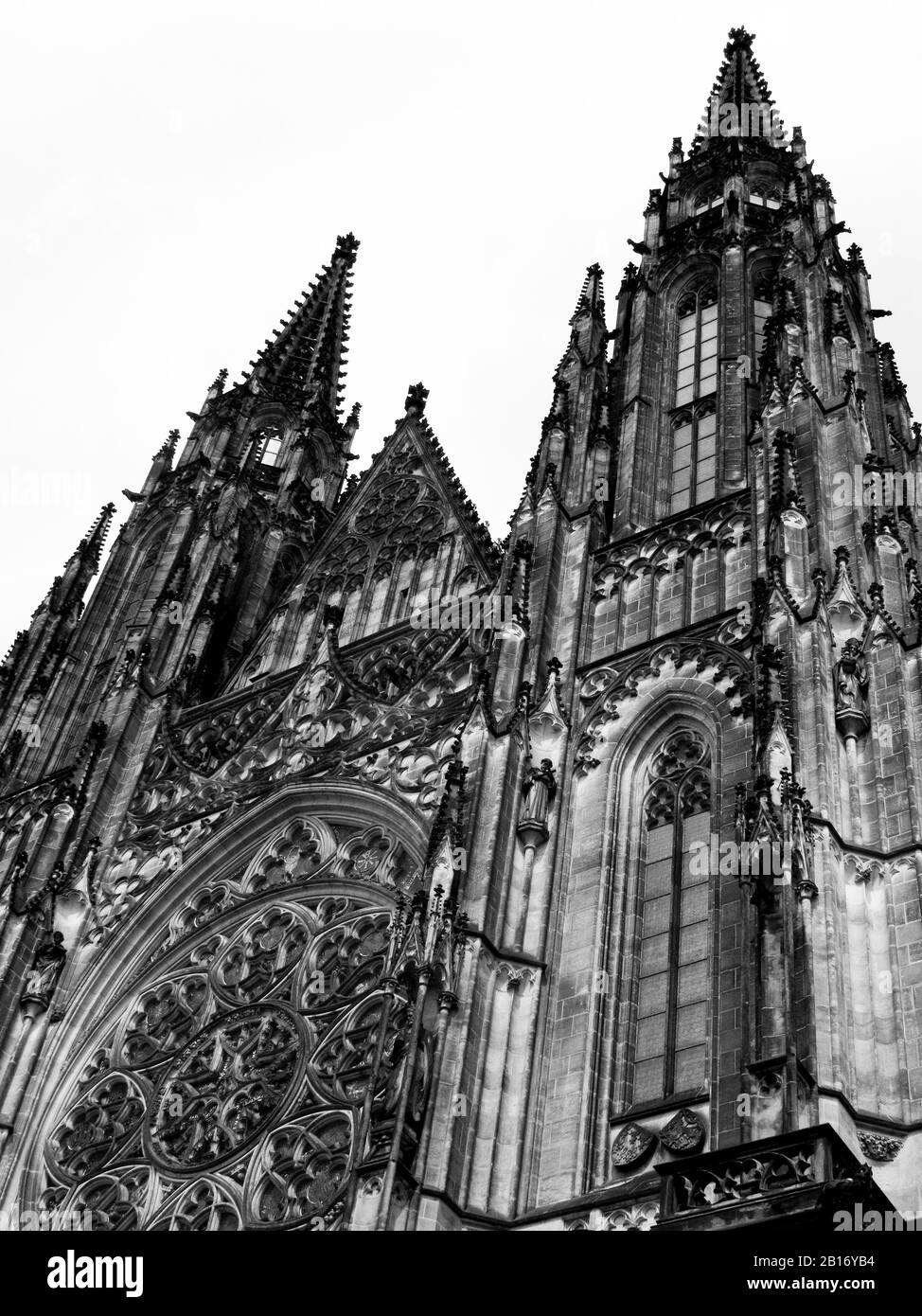 St. Vitus cathedral, Prague. Czech Republic Stock Photo
