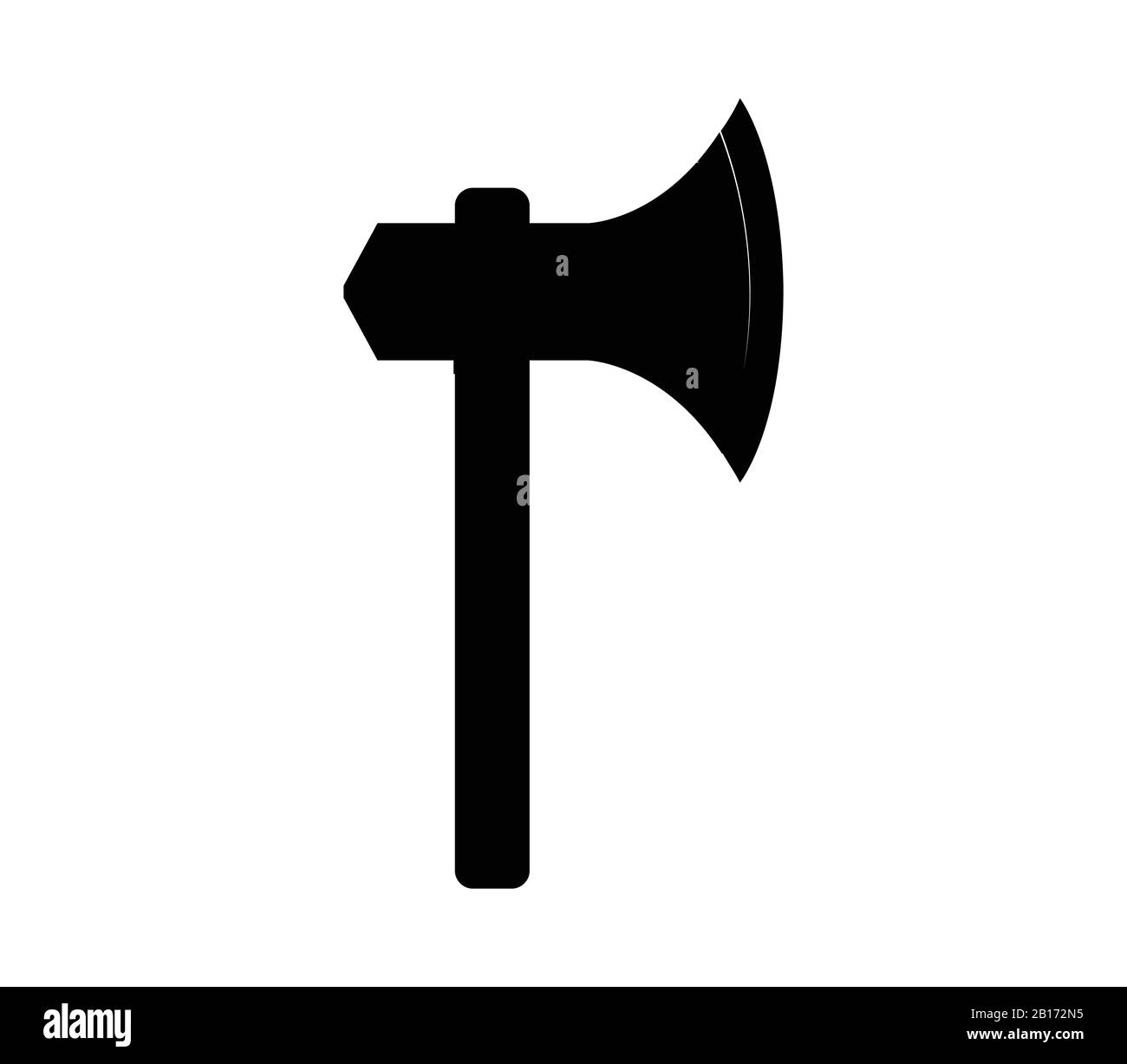 ax icon illustrated in vector on white background Stock Vector Image ...
