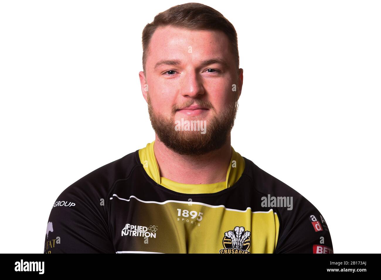 23th February 2020, Queensway Stadium, Wrexham, Wales; North Wales Crusaders, Player Profiles, Jack Cottington of North Wales Crusaders Stock Photo