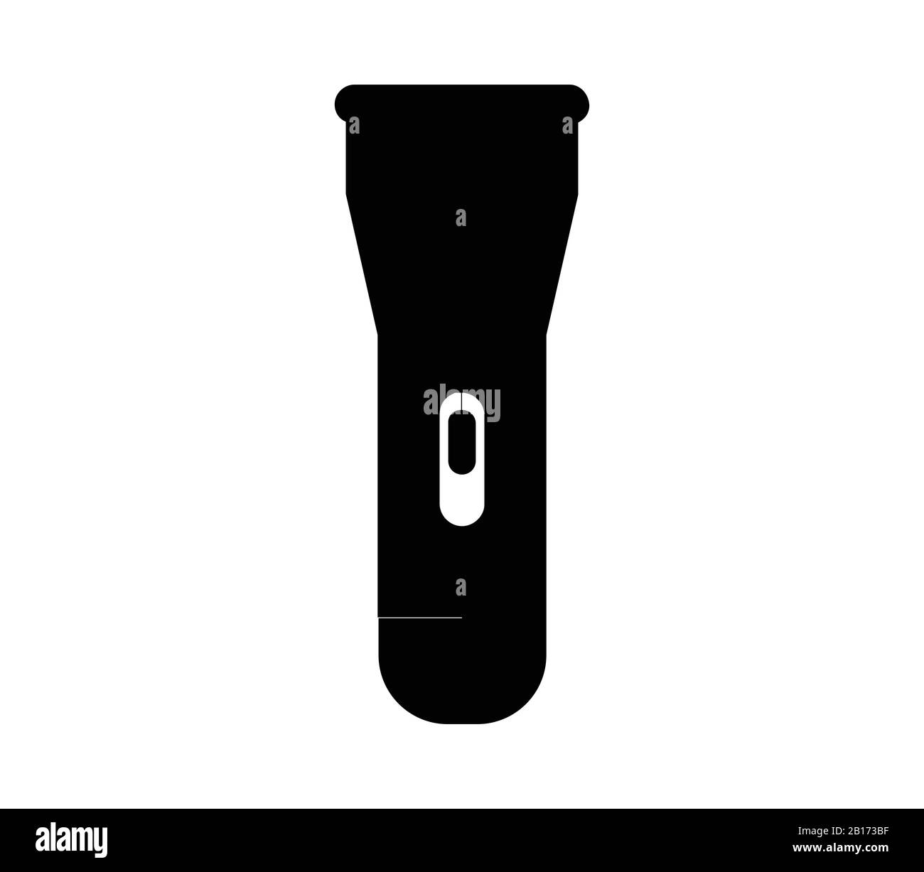torch icon illustrated in vector on white background Stock Vector Image ...