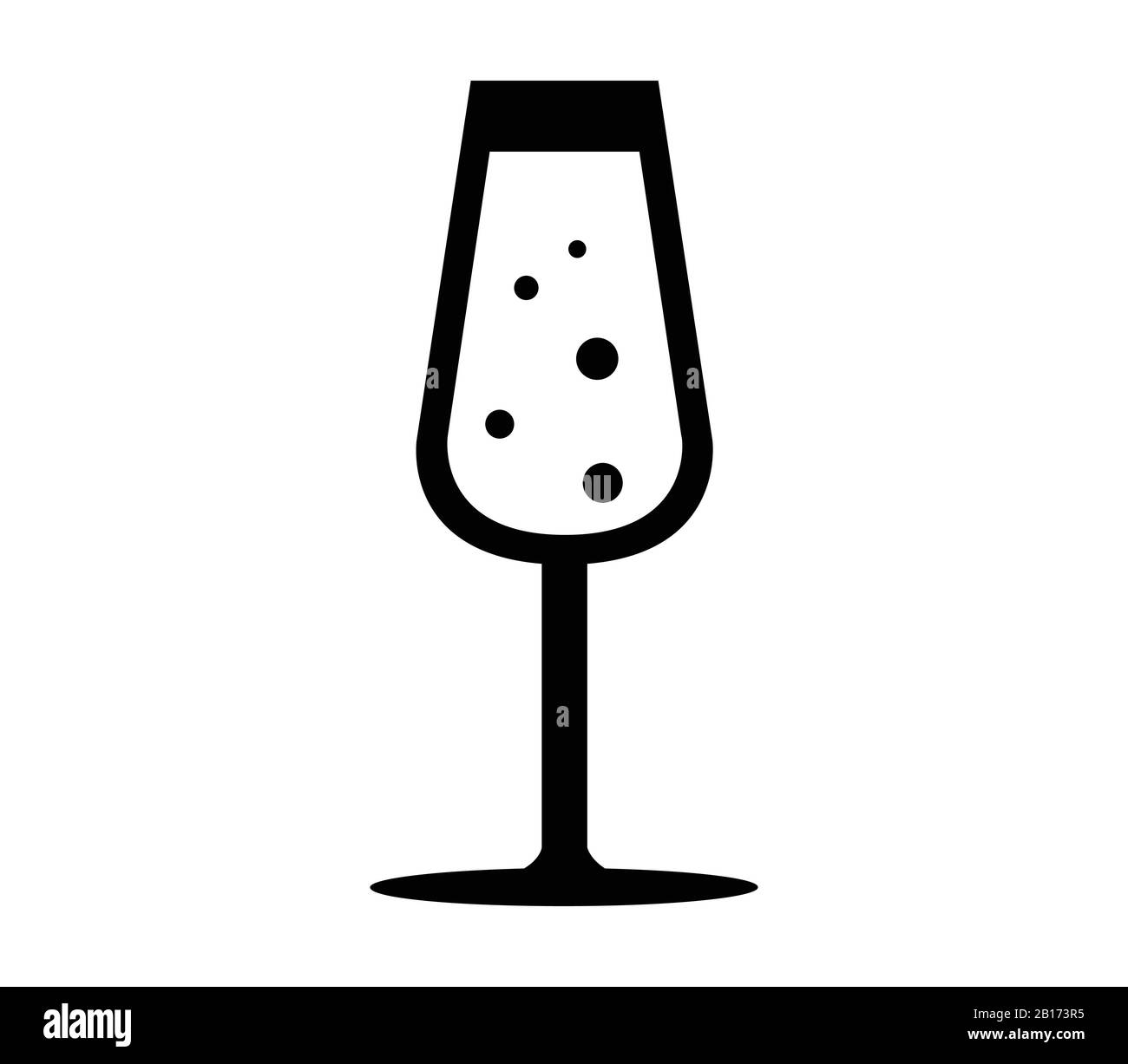 wine glass icon illustrated in vector on white background Stock Vector ...