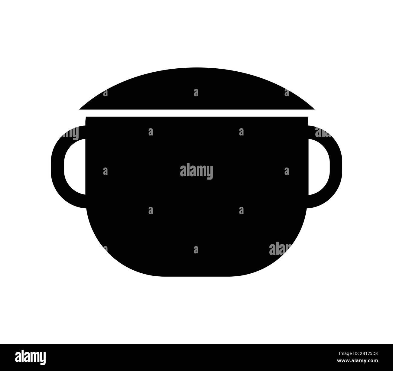 pot icon illustrated in vector on white background Stock Vector Image ...