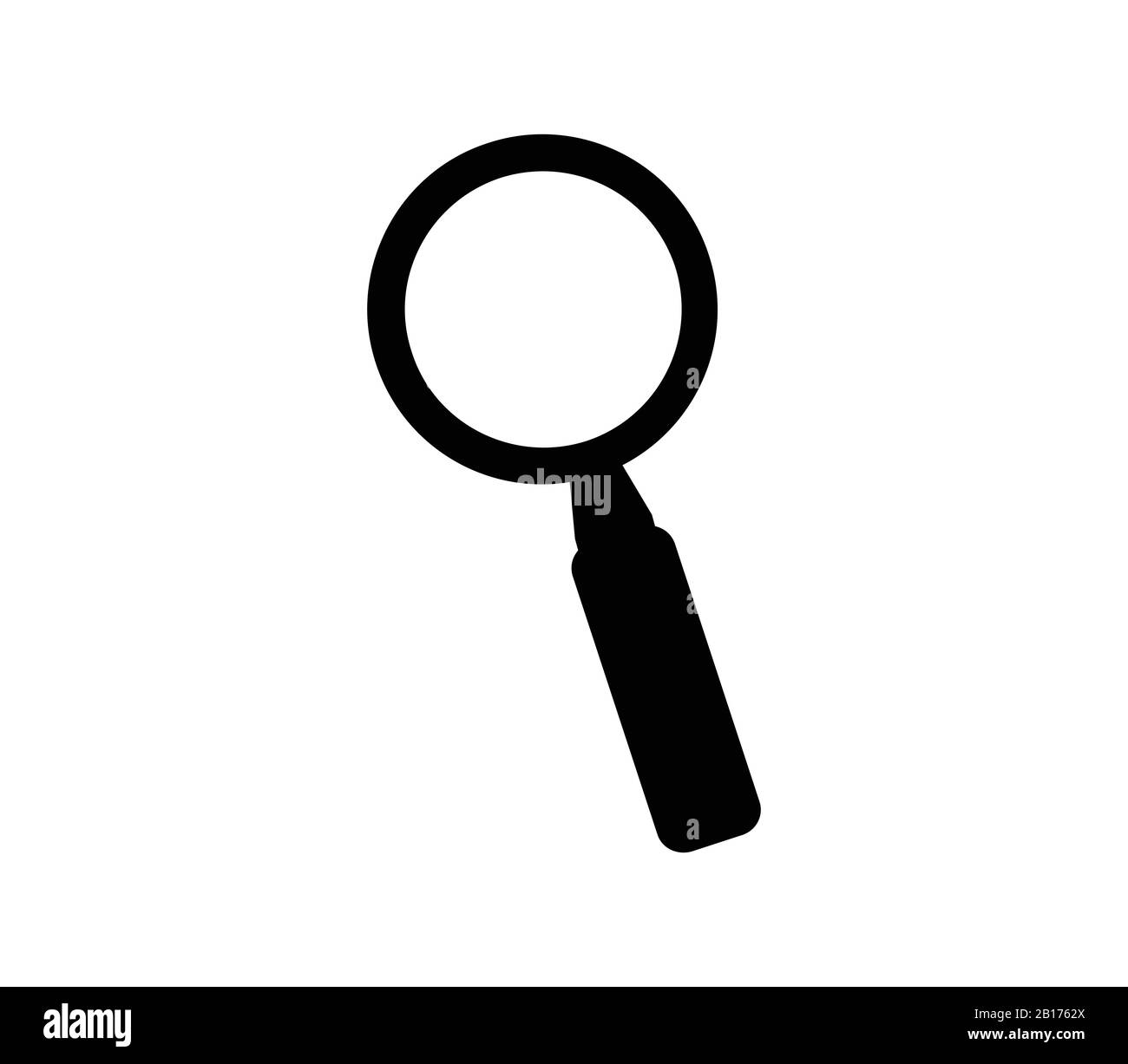 magnifying glass icon illustrated in vector on white background Stock ...