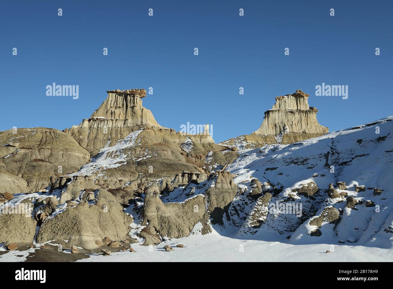 Bisti Badlands De na zin Wilderness Area New Mexico Stock Photo Alamy
