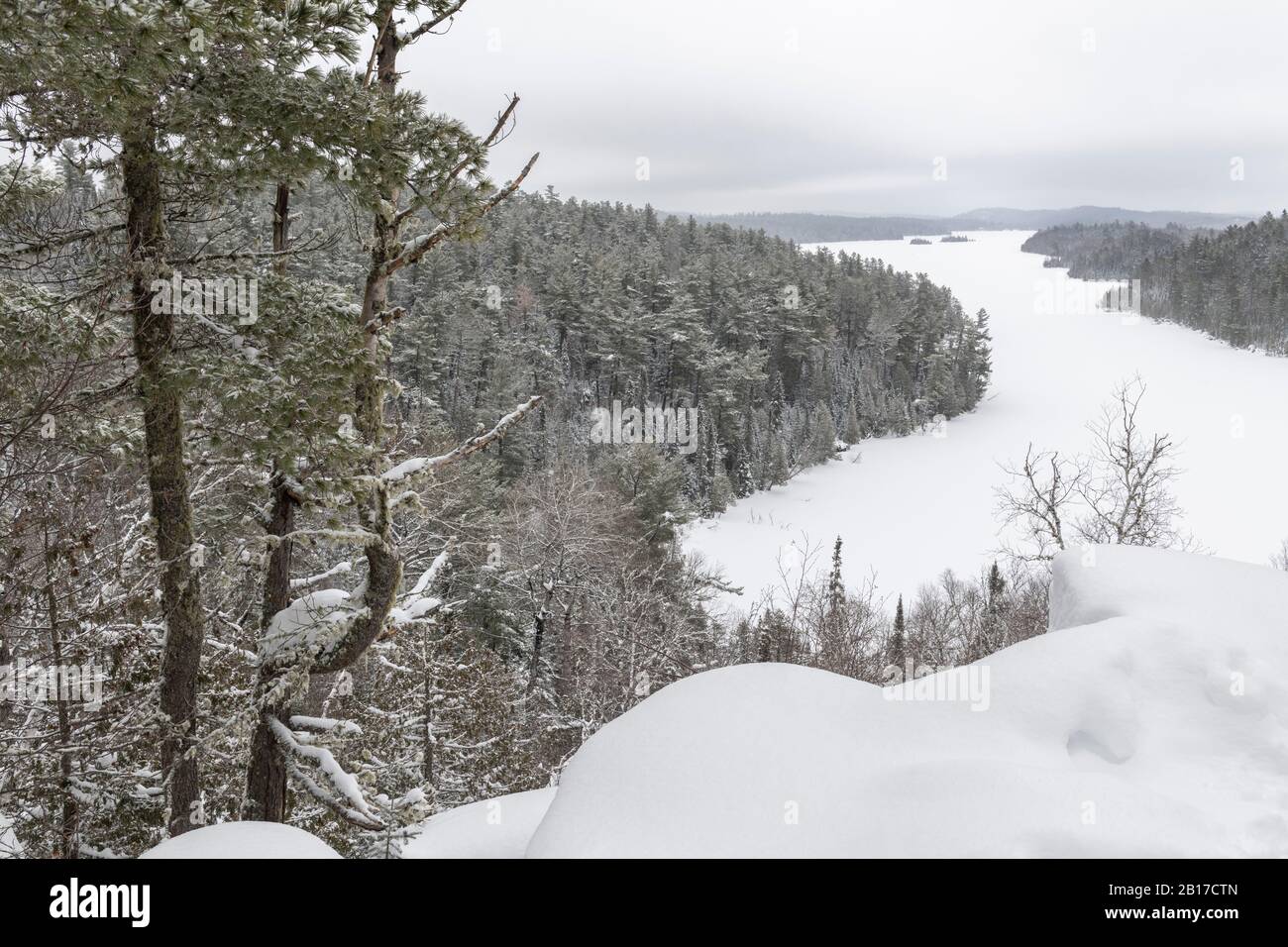 Bearskin Lake, Gunflint Trail, Superior Highlands, Cook Co., MN, USA, by Dominique Braud/Dembinsky Photo Assoc Stock Photo