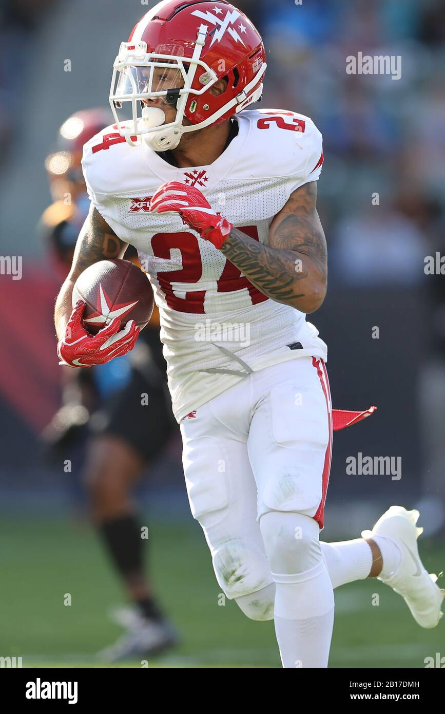 February 23, 2020: DC Defenders Donnel Pumphrey (24) rushes for ...