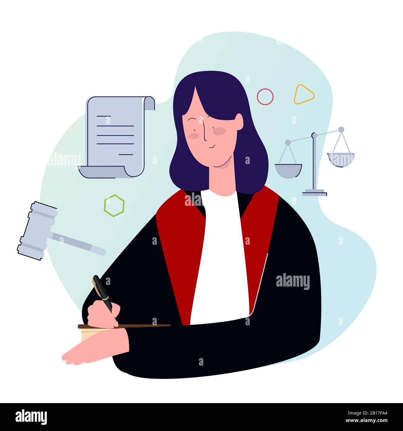 Female judge professional lawyer legislation character person career with hammer gavel justice equality symbol Stock Vector Image & Art - Alamy Female judge professional lawyer legislation character person career with hammer gavel justice equality symbol Stock Vector Image & Art - Alamy