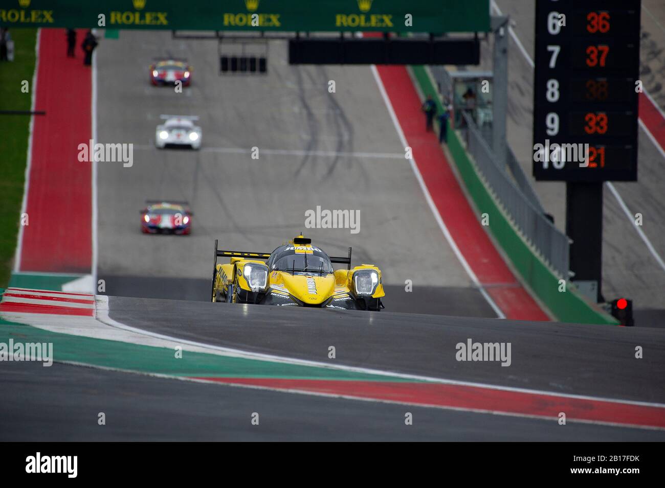 Austin, Texas, USA. 23rd Feb, 2020. Racing Team Nederland Frits Van Eerd (Driver 1), Giedo Van Der Garde (Driver 2), Nyck de Vries (Driver 3) with LMP2 #29 racing the Oreca 07 Gibson at Lone Star Le Mans - 6 Hours of Circuit of The Americas in Austin, Texas. Mario Cantu/CSM/Alamy Live News Stock Photo