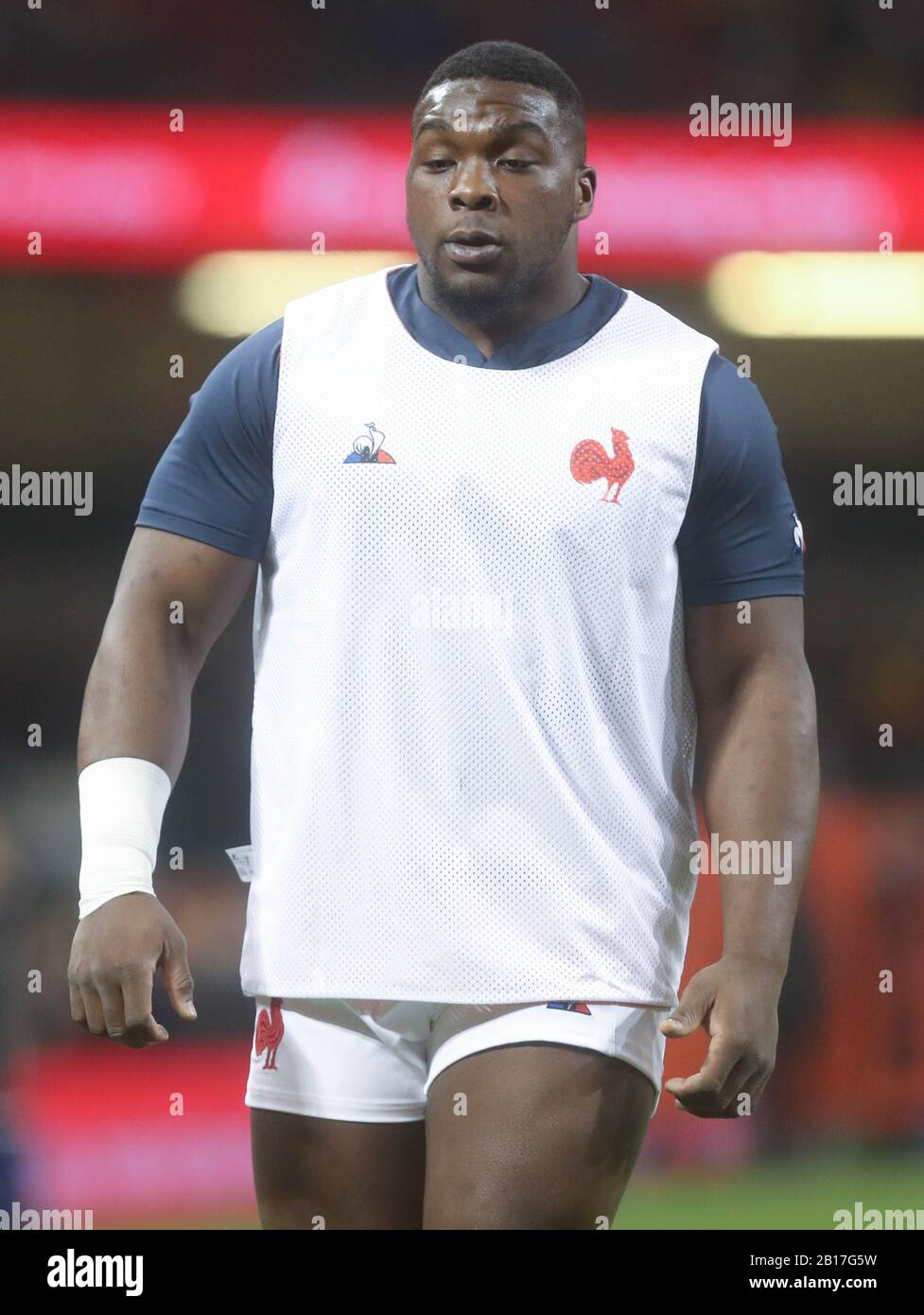 Demba Bamba Of France During The Guinness Six Nations 2020 Rugby Union Match Between Wales And France On February 22 2020 At Principality Stadium In Cardiff Wales Photo Laurent Lairys Dppi Stock Photo Alamy