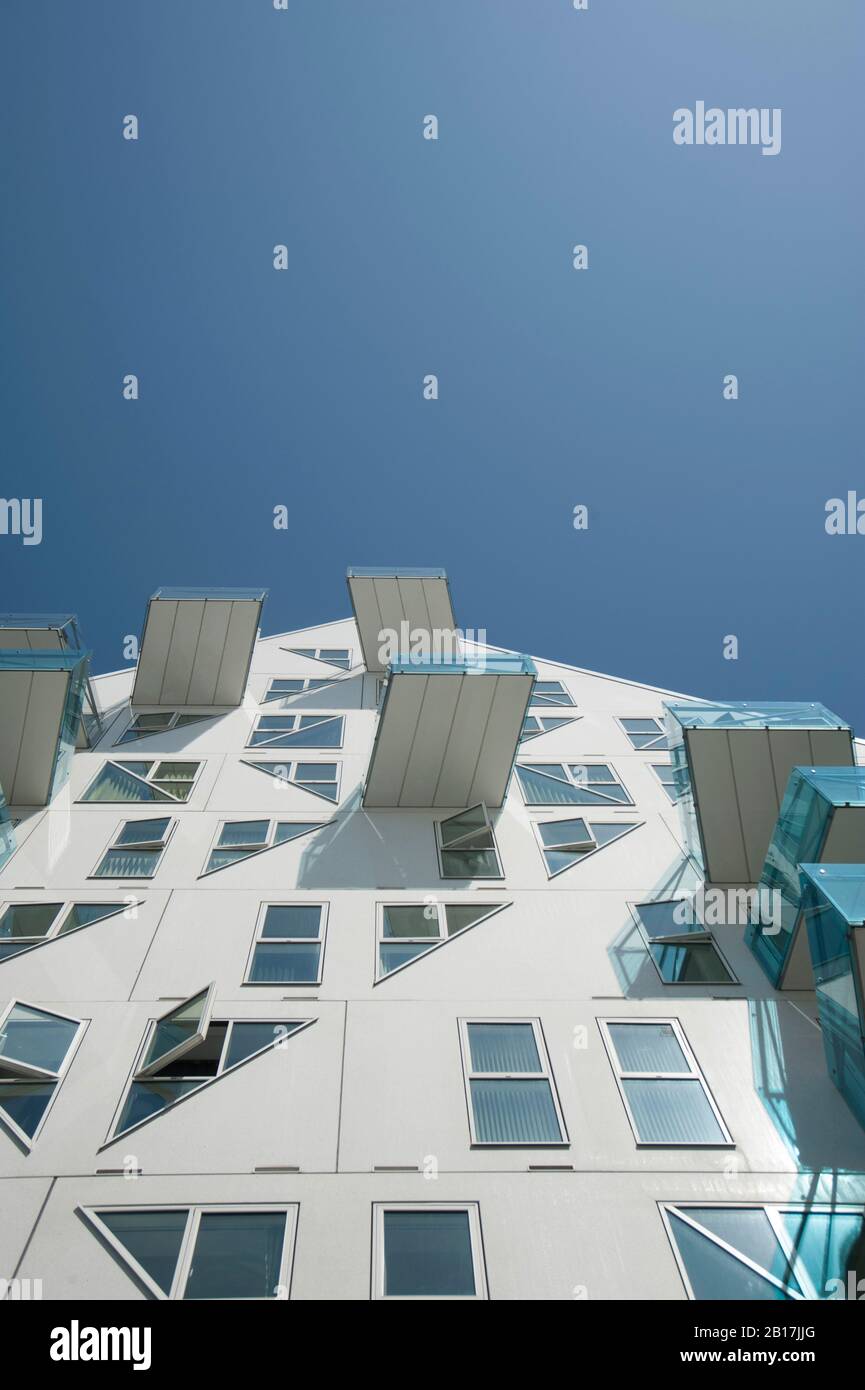 Residential building Isbjerget, Aarhus, Denmark Stock Photo