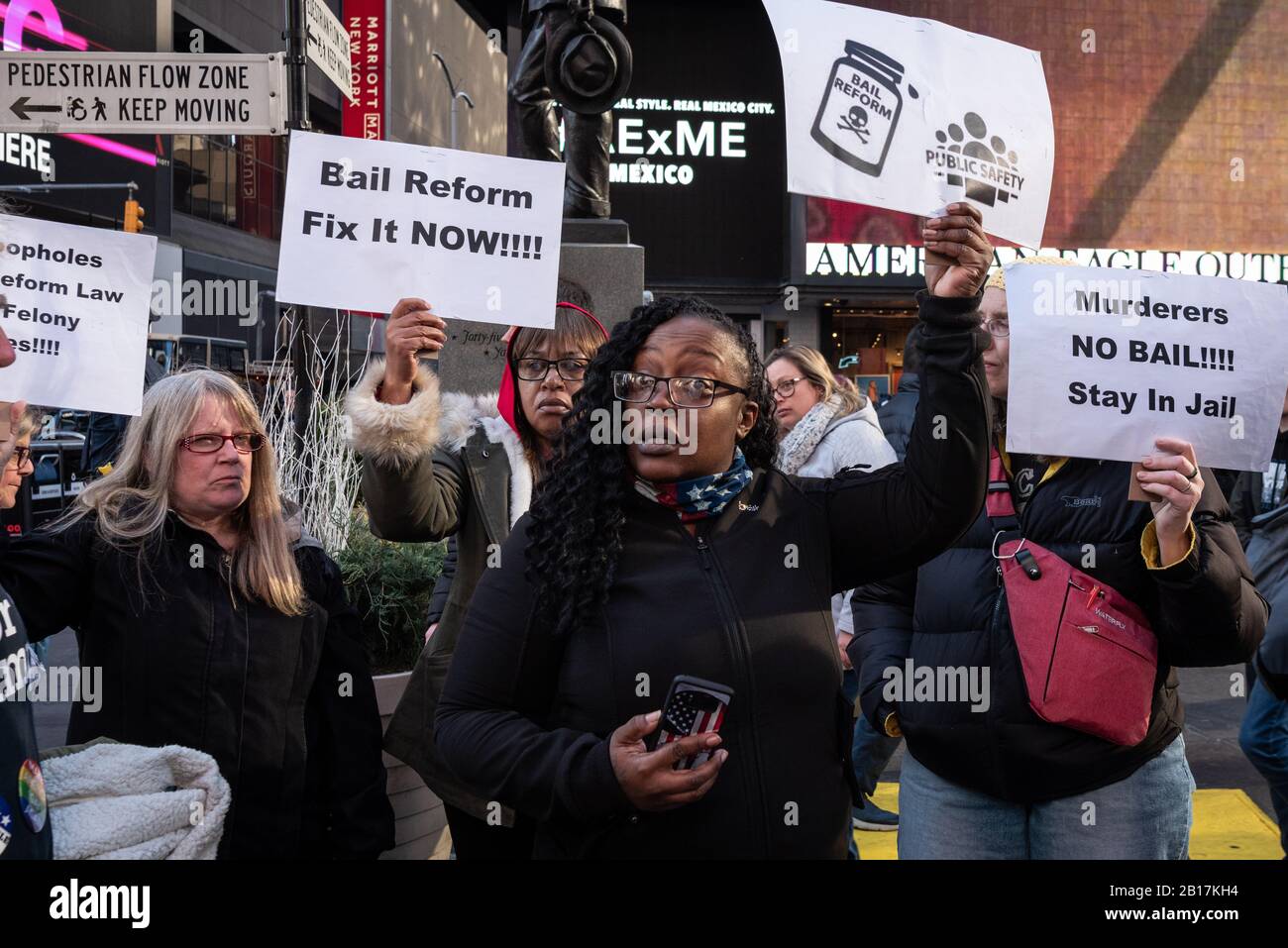 Trump supporters protest New York State's recently passed bail reform