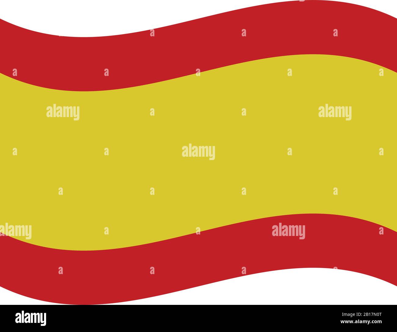 spain flag illustrated in vector on white background Stock Vector Image ...