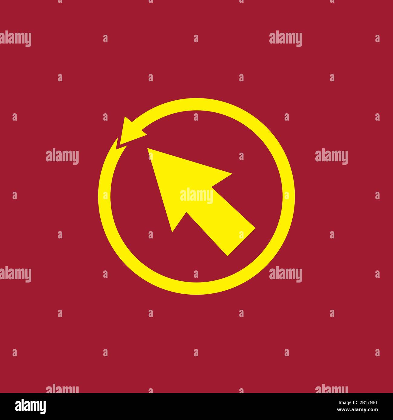 circle arrow curves rotation decoration logo vector Stock Vector Image ...